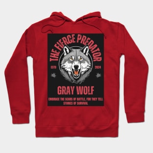 Gray Wolf Hoodie